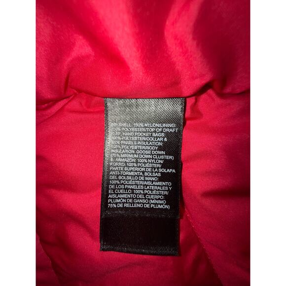 The North Face Aconcagua Vest Womens Lg 550 Goose Down Quilted Puffer Pink NWOT - Picture 6 of 6